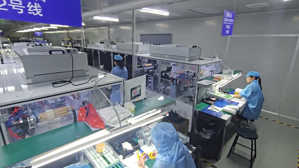Factory workshop and assembly line